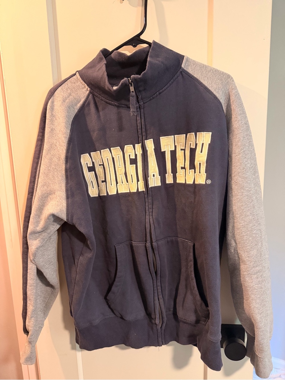 Campus Heritage Navy and Gray Georgia Tech Full-Zip Jacket